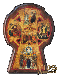 Крест Алексеевский 21x28 см Крест Алексеевский 21x28 см - фото