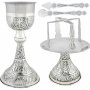 Евхаристический набор RUSSIAN 640ML SILVER PATINA