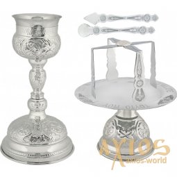 Евхаристический набор 500ML SILVER PLATED - фото